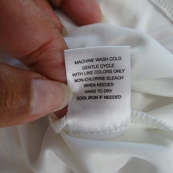 Bebop Striped Button Bodice Shirt Dress Women Size L Roll Tab 3/4 Sleeves NEW - Picture 10 of 14